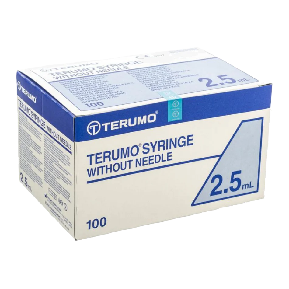 Terumo Luer Lock Concentric Syringes 2.5ml (Box of 100)