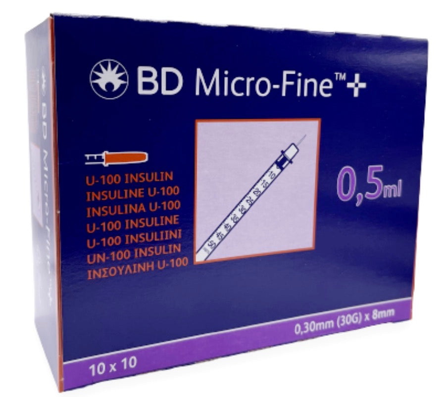 BD Micro-Fine 0.5ml 30G (x10)