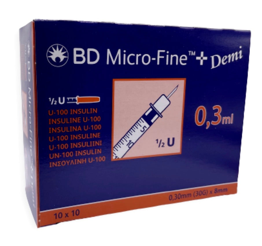 BD Micro-Fine 0.3ml 30G (x10)
