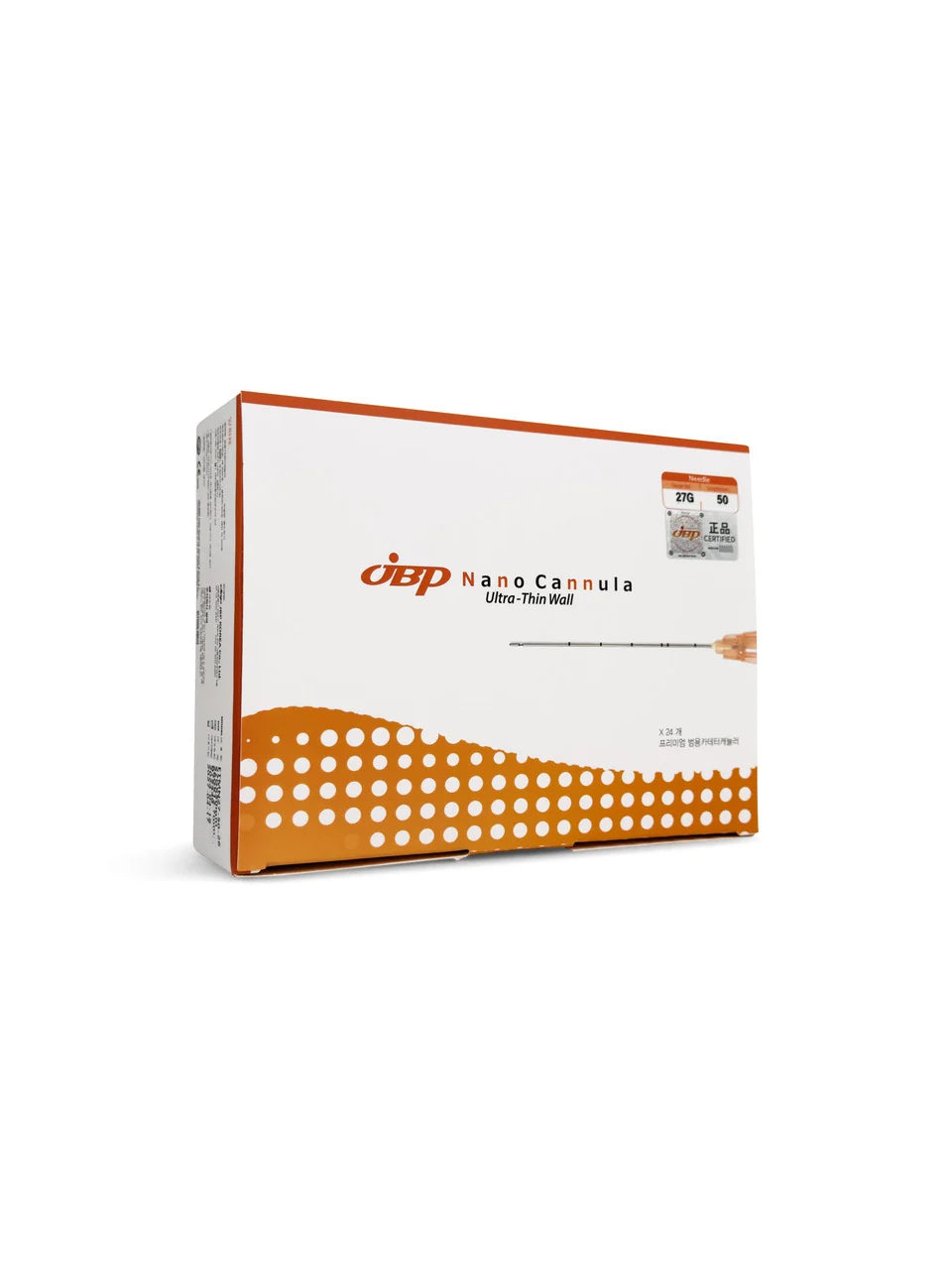 JBP Cannula 27g 50mm (box of 24)