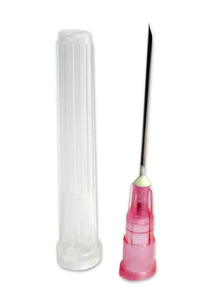 Terumo Agani Needles Pink 18g x 38mm (1.5 inch) Box of 100
